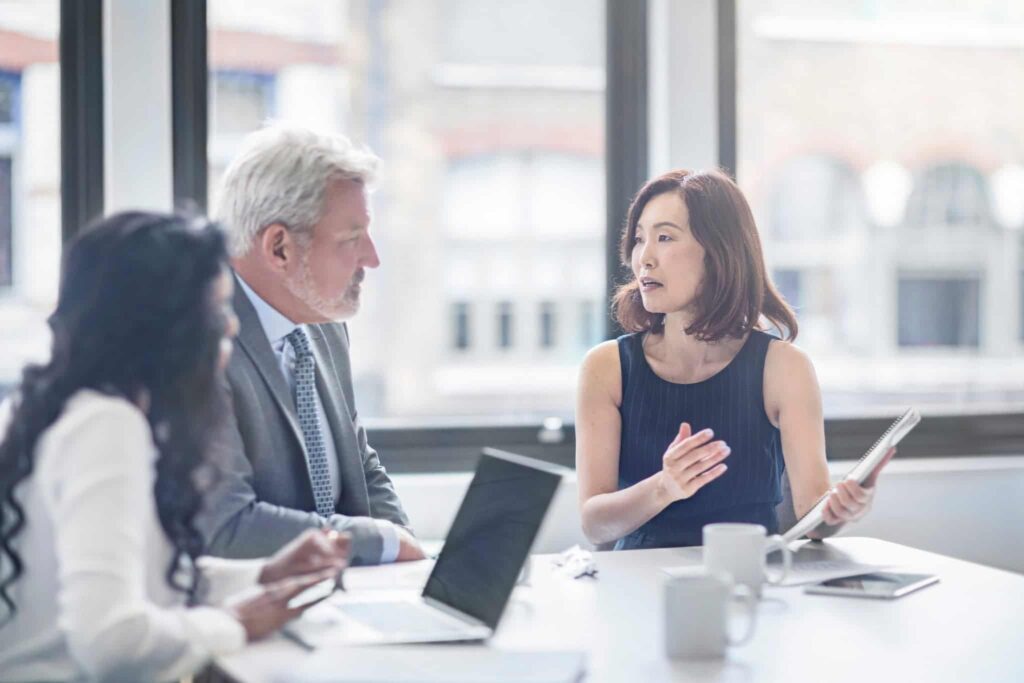 Private equity leaders discuss digital transformation strategy for a portfolio company.